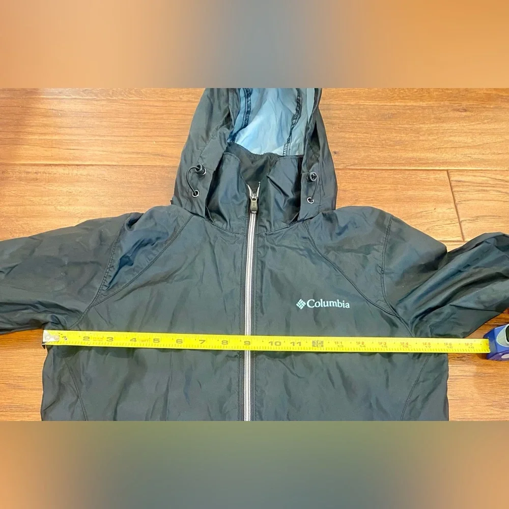Columbia Charcoal Gray Hooded Windbreaker - Picture 7 of 7